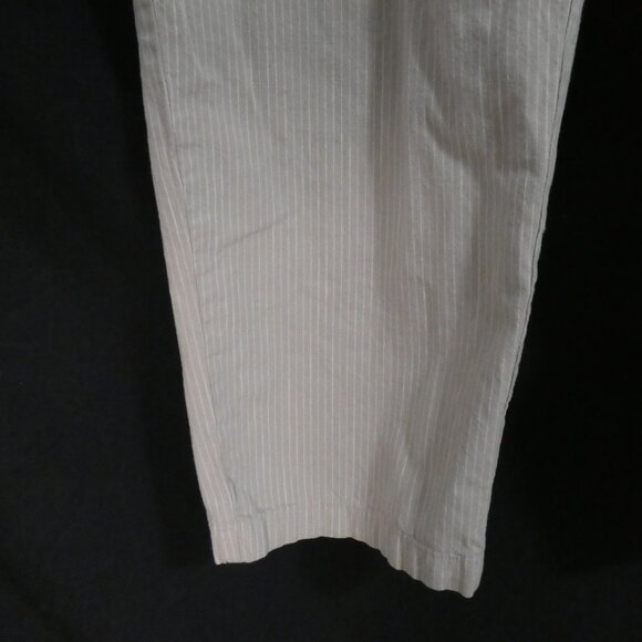 UNIQLO | medium | Striped Cotton Pajama - Loungewear Pants W/ Front Pockets - Picture 8 of 16